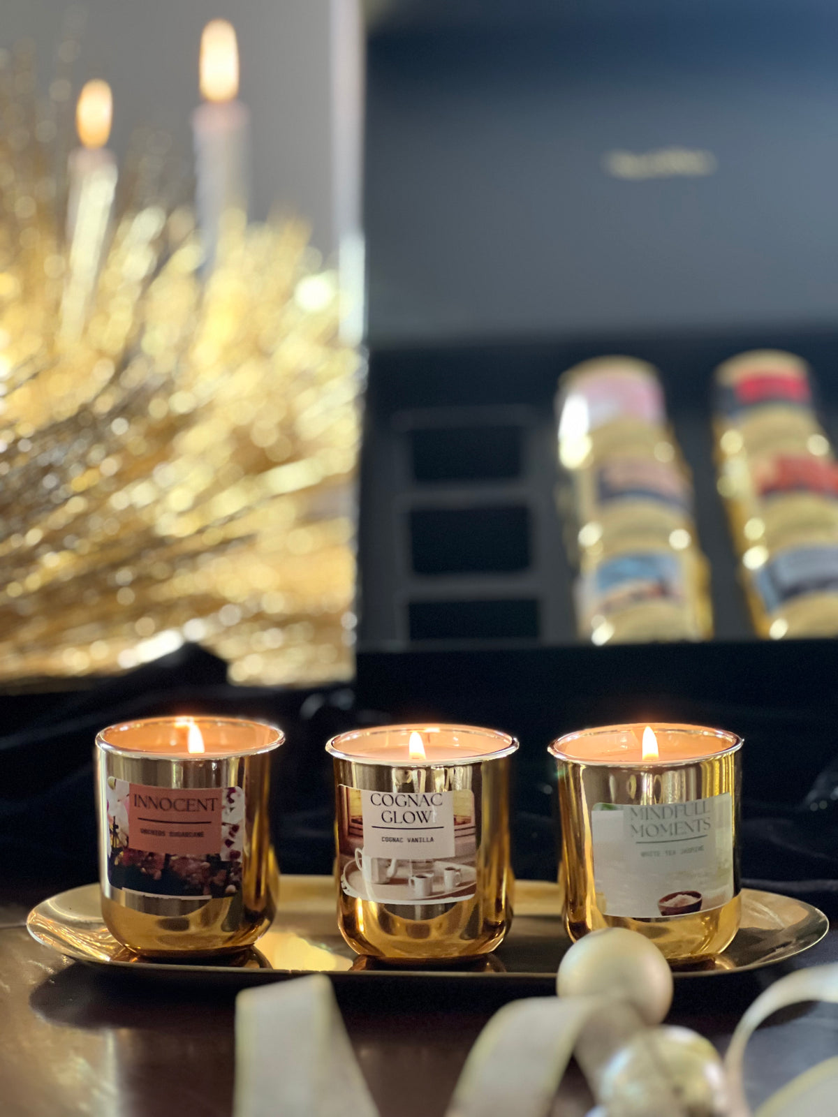 Holiday Mini Candle Flight Box Set