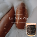 La Dolce Vita Bergamot, Lavender and Leather Scented Candle
