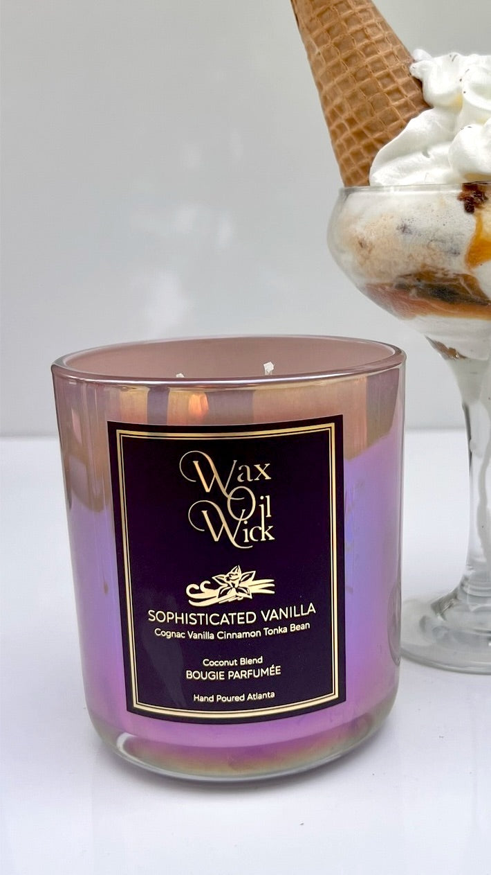 Sophisticated Vanilla Scented Candle