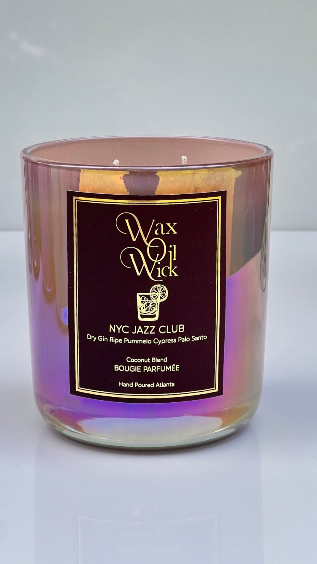 NYC Jazz Club Inspired Citrus/Woodsy Scented Candle